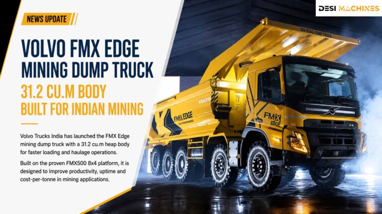 Volvo Trucks India Launches the FMX Edge — a Bigger-Bodied Dump Truck Built for Mines