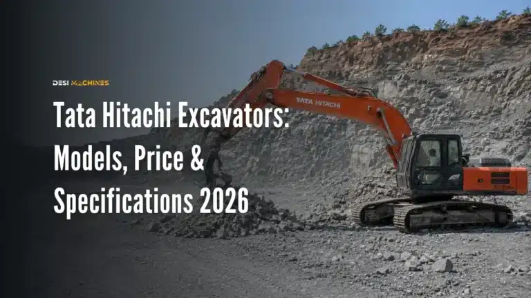 Tata Hitachi Excavators: Models, Price & Specifications 2026