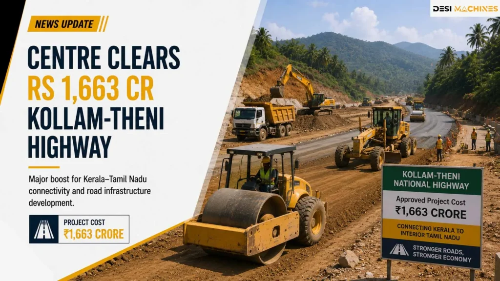 Centre Clears Rs 1,663 Cr Kollam-Theni Highway 1 Centre Clears Rs 1,663 Cr Kollam-Theni Highway