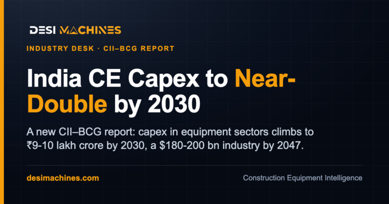 India Construction Equipment Capex to Double by 2030 4 India Construction Equipment Capex to Double by 2030