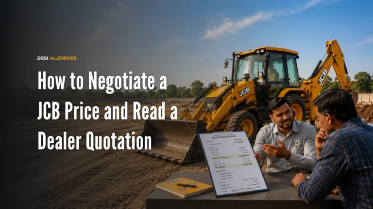 How to Negotiate a JCB Price and Read a Dealer Quotation 3 How to Negotiate a JCB Price and Read a Dealer Quotation