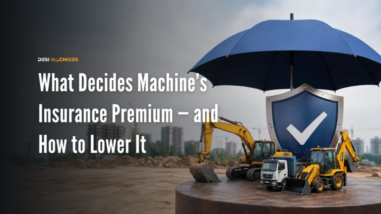What Decides Your Machine's Insurance Premium — and How to Lower It 1 What Decides Your Machine’s Insurance Premium — and How to Lower It