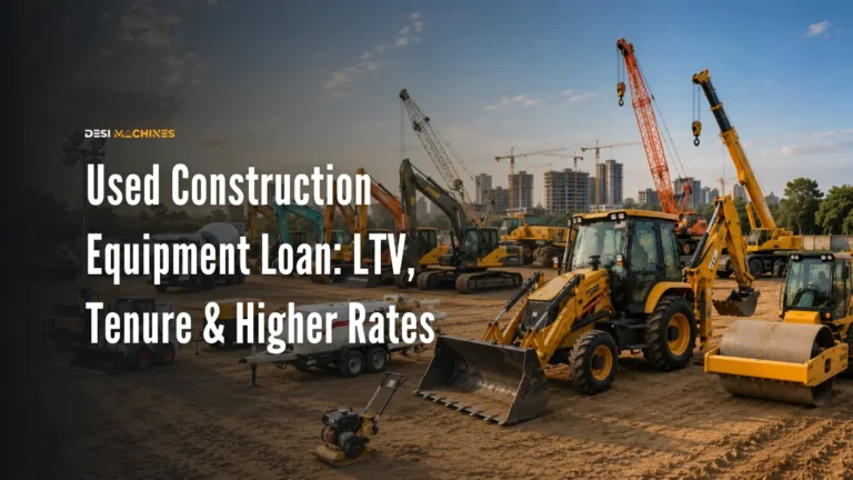 Used Construction Equipment Loan: LTV, Tenure and Why Rates Are Higher 1 Used Construction Equipment Loan: LTV, Tenure and Why Rates Are Higher