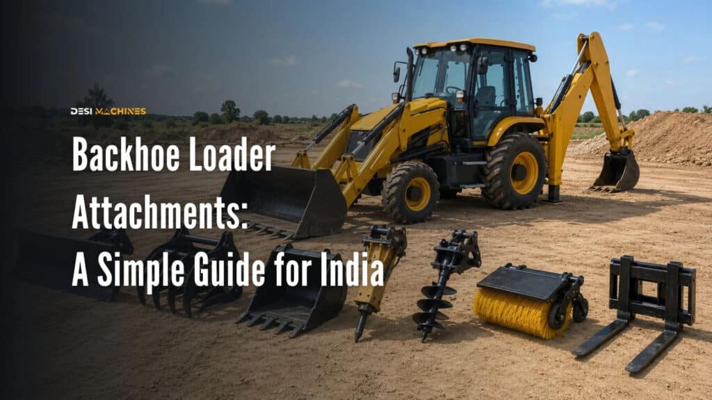 Backhoe Loader Attachments: A Simple Guide for India