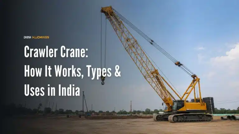 Crawler Crane: How It Works, Types & Uses in India