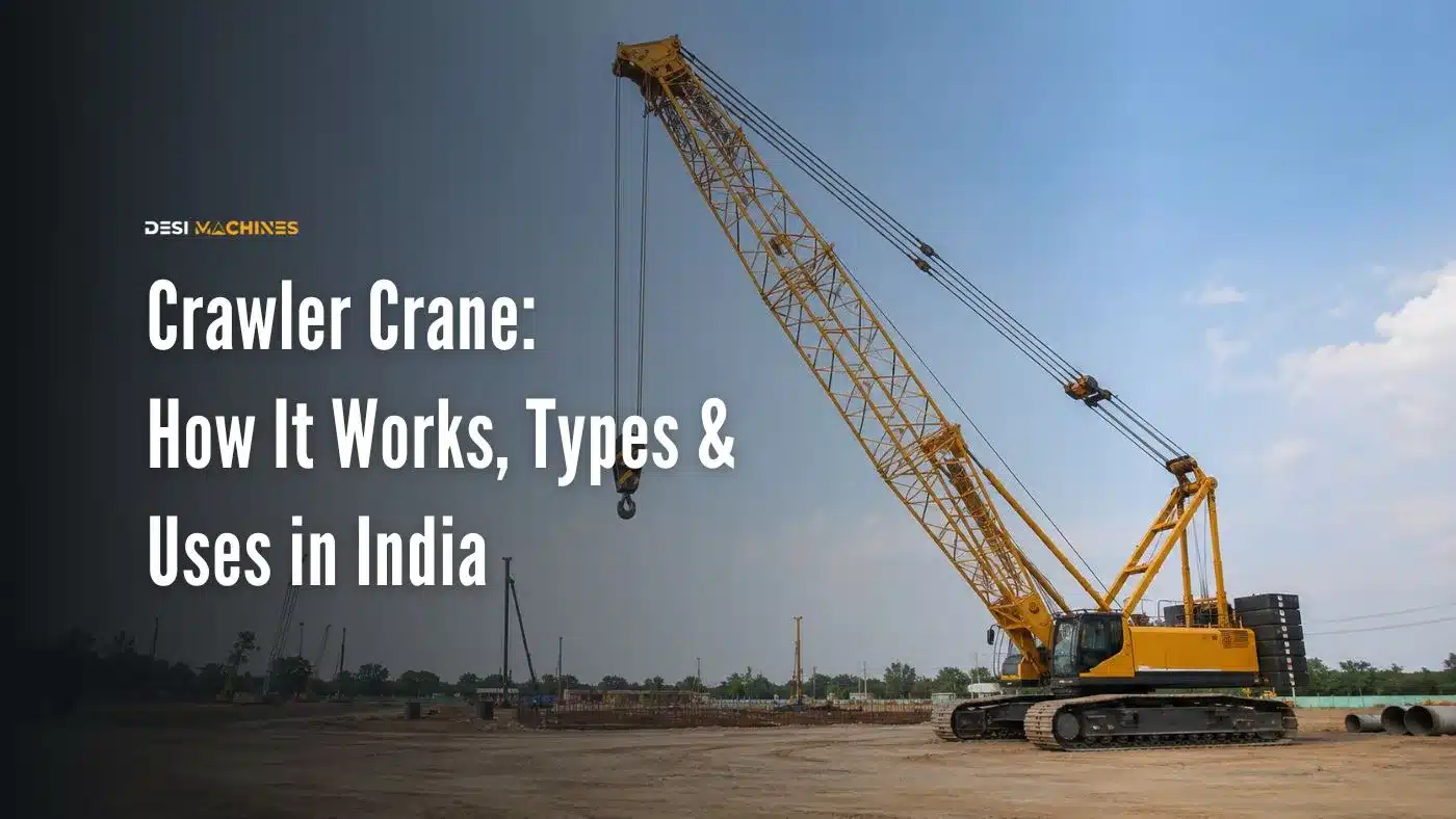 Crawler Crane: How It Works, Types & Uses in India