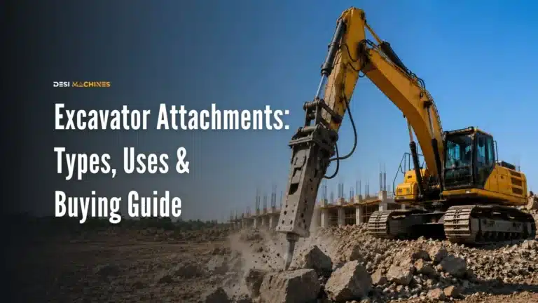 Excavator Attachments: Types, Uses & Buying Guide (India)