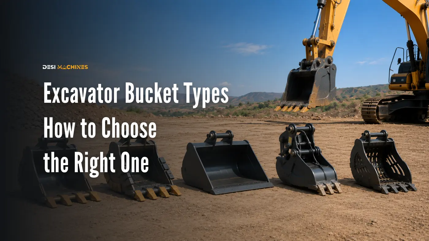 Excavator Bucket Types: How to Choose the Right One