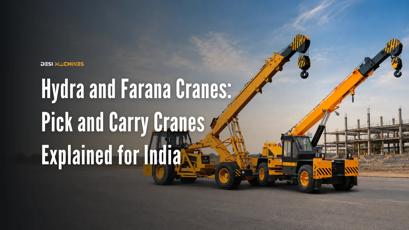 Pick and Carry Cranes in India: Hydra and Farana Explained