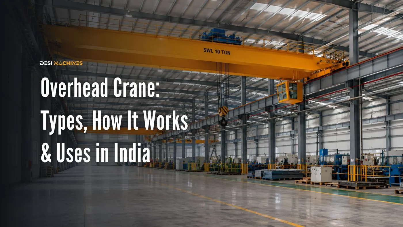 Overhead Crane: Types, How It Works & Uses in India