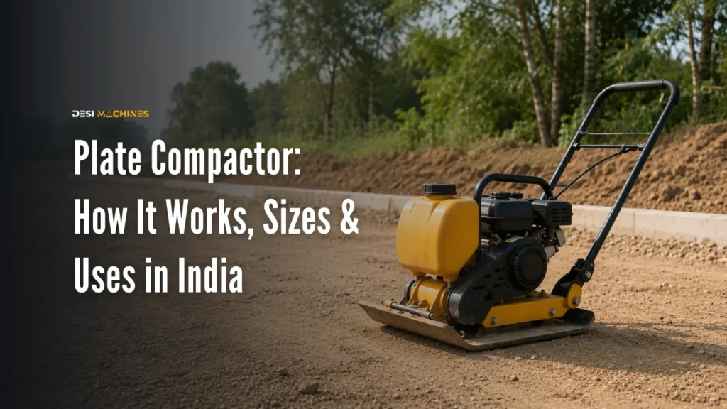Plate Compactor: How It Works, Sizes & Uses in India