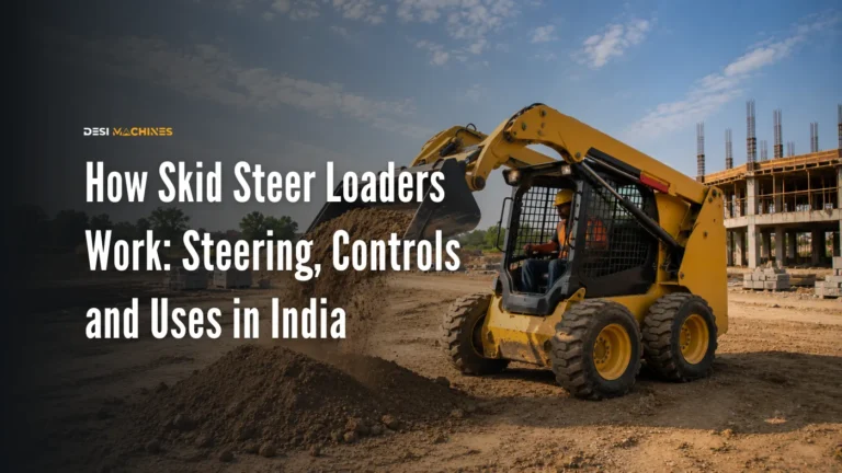 How Skid Steer Loaders Work: Steering, Controls and Uses in India