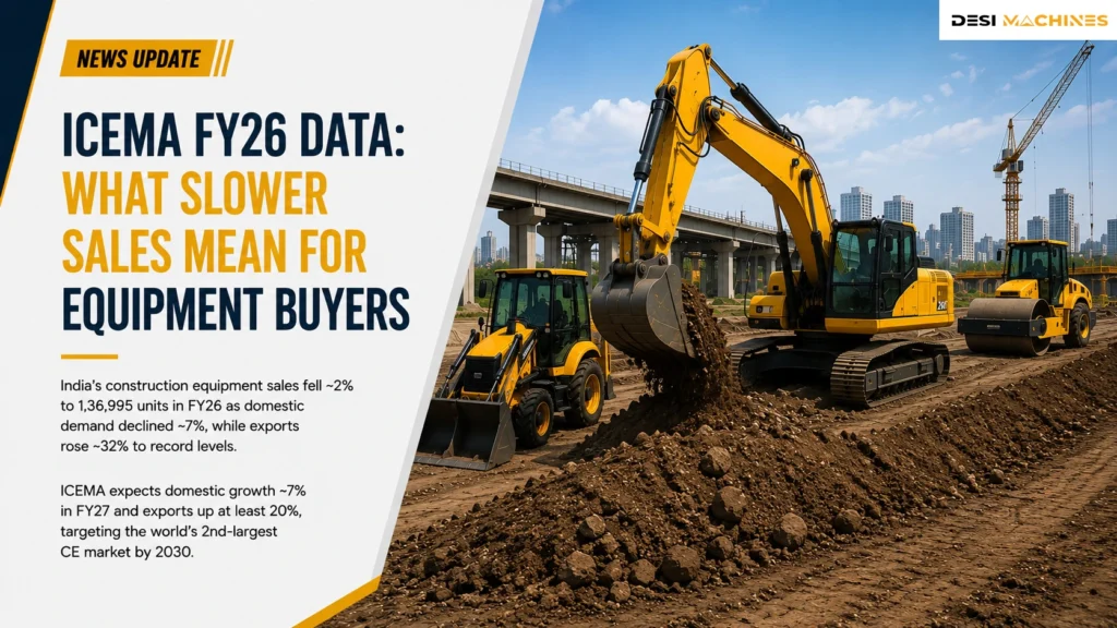 ICEMA FY26 Data: What Slower Sales Mean for Equipment Buyers