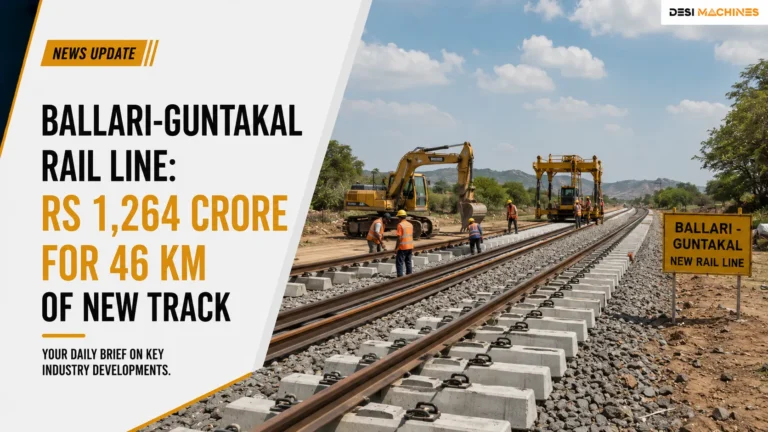 Ballari-Guntakal Rail Line: Rs 1,264 Crore for 46 Km of New Track
