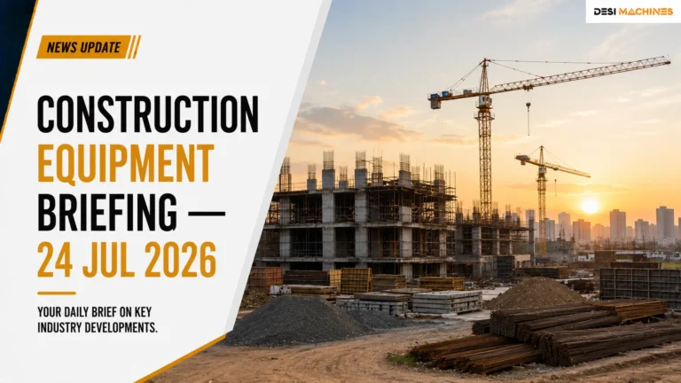 Construction Equipment Briefing — 24 Jul 2026