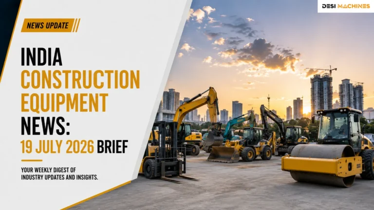 India Construction Equipment News: 19 July 2026 Brief