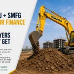 Komatsu + SMFG Excavator Finance Scheme: What Buyers Actually Get 4 Komatsu hydraulic excavator working at a site, illustrating the Komatsu–SMFG excavator finance scheme