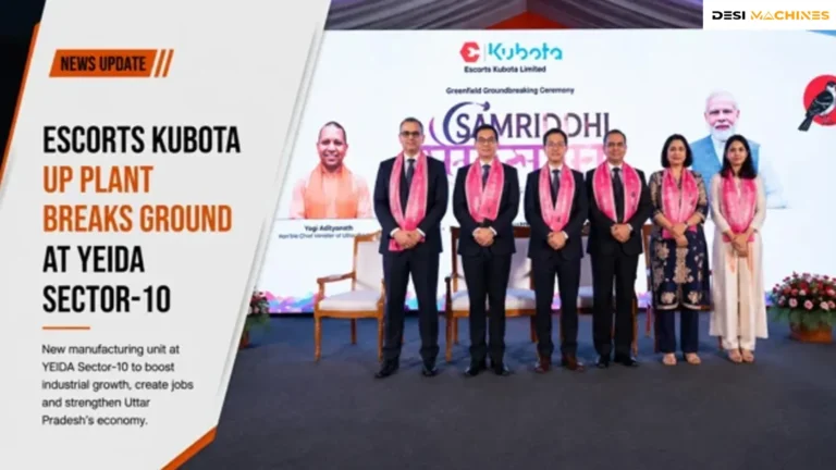Escorts Kubota UP plant breaks ground at YEIDA Sector-10