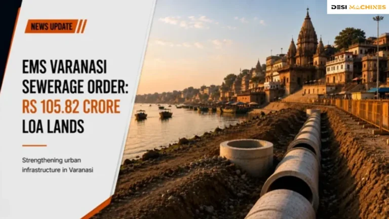 EMS Varanasi Sewerage Order: Rs 105.82 Crore LOA Lands