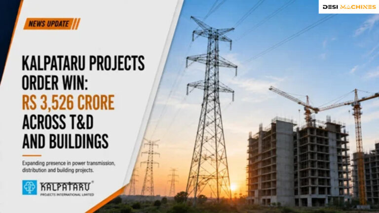 Kalpataru Projects Order Win: Rs 3,526 Crore Across T&D and Buildings