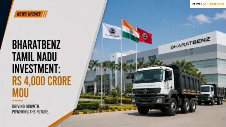 BharatBenz Tamil Nadu Investment: Rs 4,000 Crore MoU