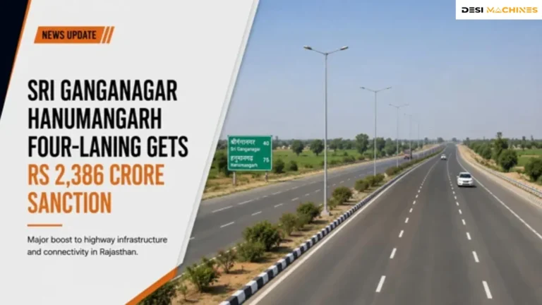 Sri Ganganagar Hanumangarh Four-Laning Gets Rs 2,386 Crore Sanction