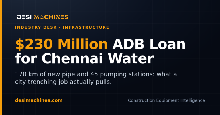 ADB Chennai Water Loan: $230 Million Signed for a 170 km Pipe Job 8 ADB Chennai Water Loan: $230 Million Signed for a 170 km Pipe Job
