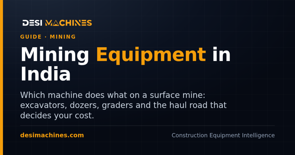 Mining Equipment in India: Machines, Sizes and Costs