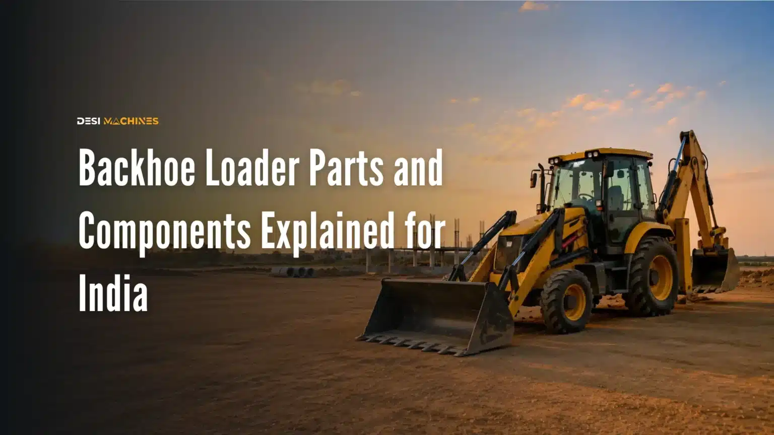 Backhoe Loader Parts and Components Explained for India