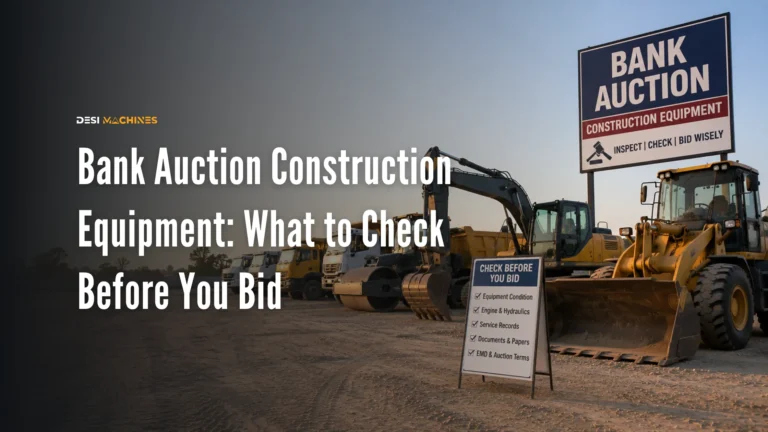 Bank Auction Construction Equipment: What to Check Before You Bid 7 Bank Auction Construction Equipment: What to Check Before You Bid