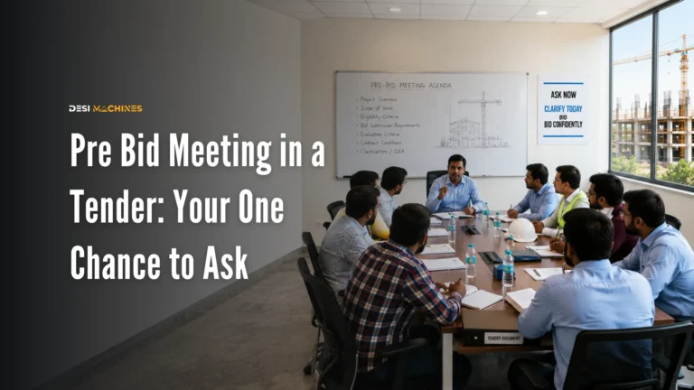 Pre Bid Meeting in a Tender: Your One Chance to Ask