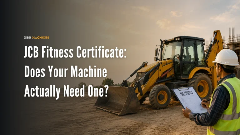 JCB Fitness Certificate: Does Your Machine Actually Need One? 6 JCB Fitness Certificate: Does Your Machine Actually Need One?