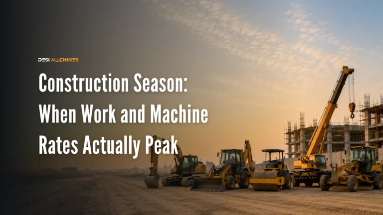 Construction Season in India: When Work and Machine Rates Actually Peak 5 Construction Season in India: When Work and Machine Rates Actually Peak