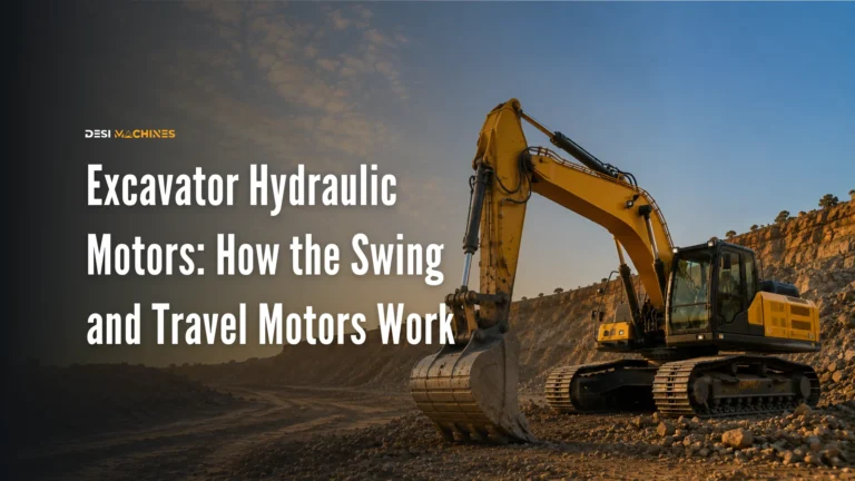 Excavator Hydraulic Motors: How the Swing and Travel Motors Work