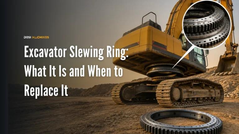 Excavator Slewing Ring: What It Is and When to Replace It