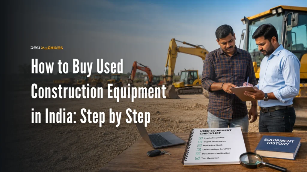 How to Buy Used Construction Equipment in India: Step by Step