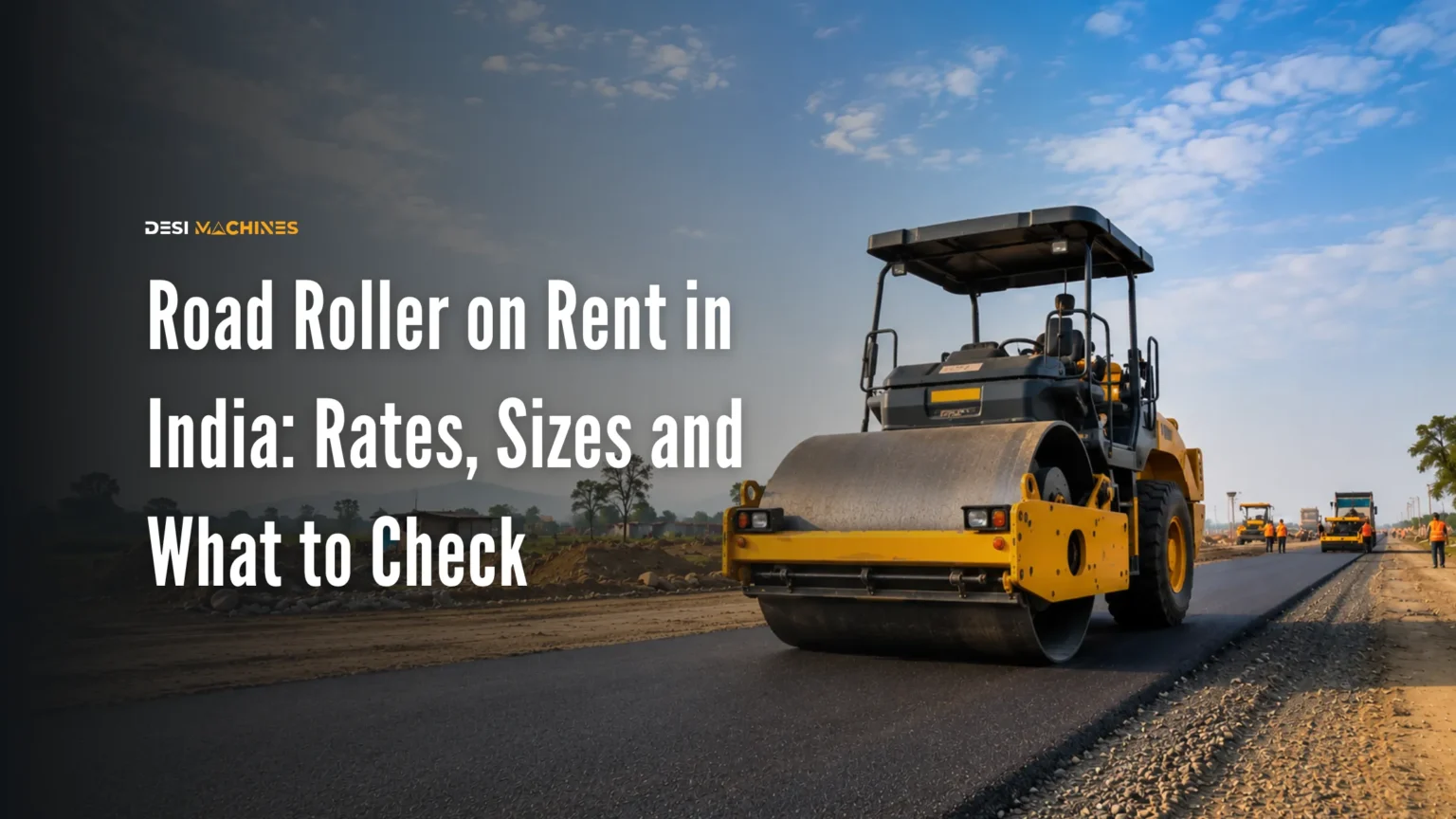Road Roller on Rent in India: Rates, Sizes and What to Check