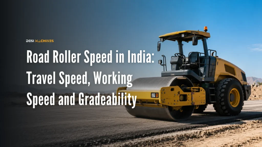 Road Roller Speed in India: Travel Speed, Working Speed and Gradeability