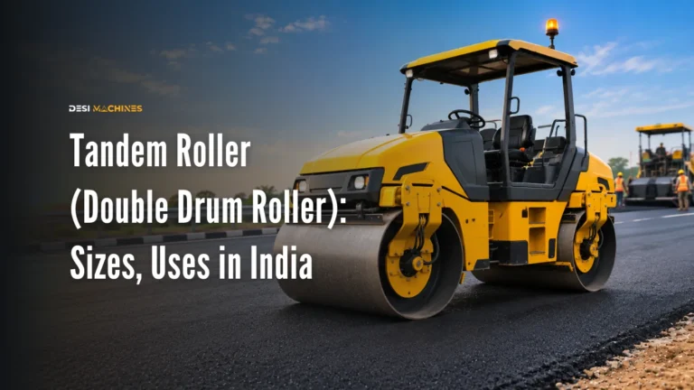 Tandem Roller (Double Drum Roller): Sizes, Uses and How to Choose in India