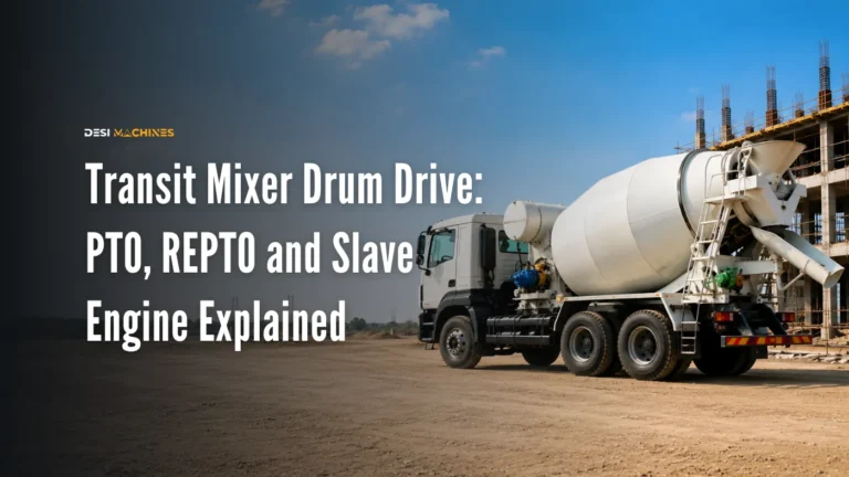 Transit Mixer Drum Drive: PTO, REPTO and Slave Engine Explained