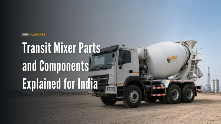 Transit Mixer Parts and Components Explained for India