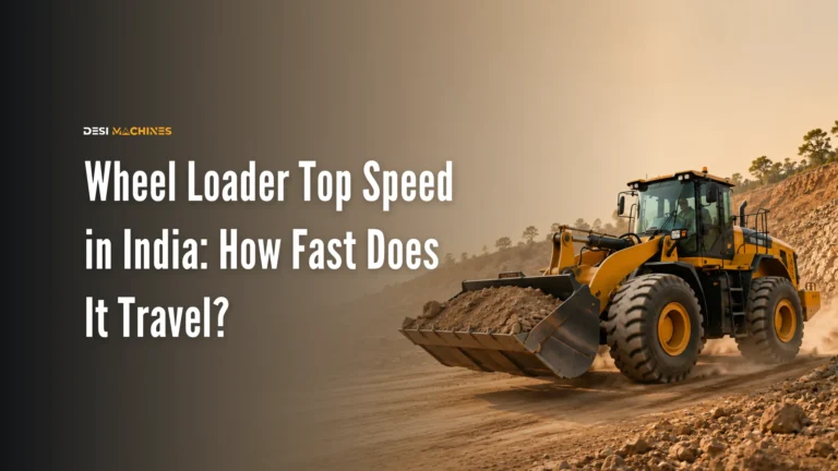 Wheel Loader Top Speed in India: How Fast Does It Travel?