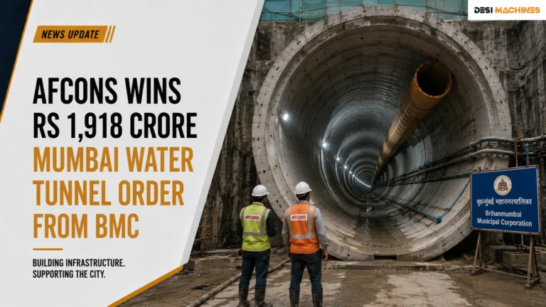Afcons Wins Rs 1,918 Crore Mumbai Water Tunnel Order from BMC