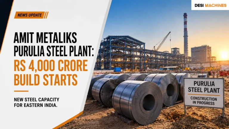Amit Metaliks Purulia Steel Plant: Rs 4,000 Crore Build Starts 8 Amit Metaliks Purulia Steel Plant: Rs 4,000 Crore Build Starts