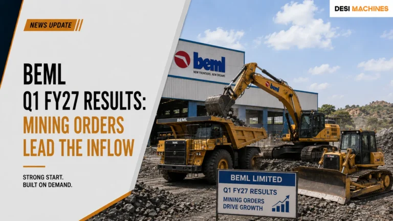 BEML Q1 FY27 Results: Mining Orders Lead the Inflow 10 BEML Q1 FY27 Results: Mining Orders Lead the Inflow