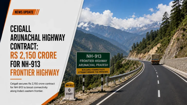 Ceigall Arunachal Highway Contract: Rs 2,150 Crore for NH-913 Frontier Highway 10 Ceigall Arunachal Highway Contract: Rs 2,150 Crore for NH-913 Frontier Highway