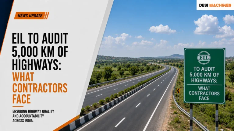 EIL to Audit 5,000 km of Highways: What Contractors Face 8 EIL to Audit 5,000 km of Highways: What Contractors Face
