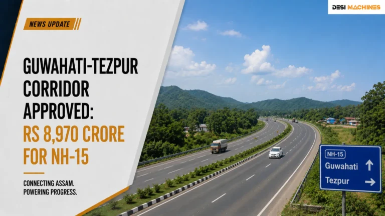Guwahati-Tezpur Corridor Approved: Rs 8,970 Crore for NH-15