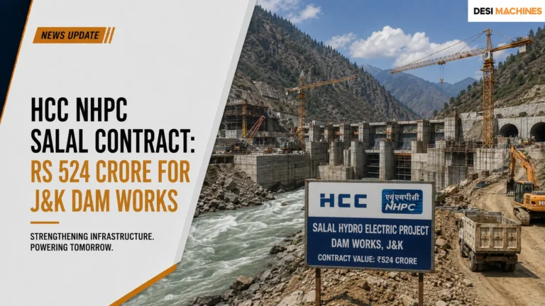 HCC NHPC Salal Contract: Rs 524 Crore for J&K Dam Works
