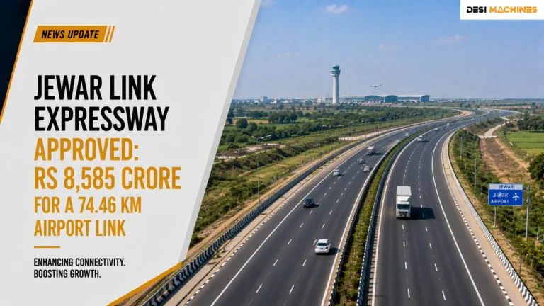 Jewar Link Expressway Approved: Rs 8,585 Crore for a 74.46 km Airport Link